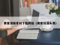 正定黑客漫画素材下载网站（黑客动漫头像）